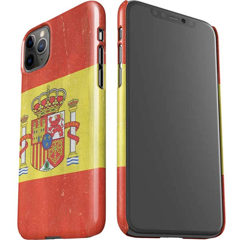 Spain Flag Distressed iPhone 11 Pro Max Lite Case